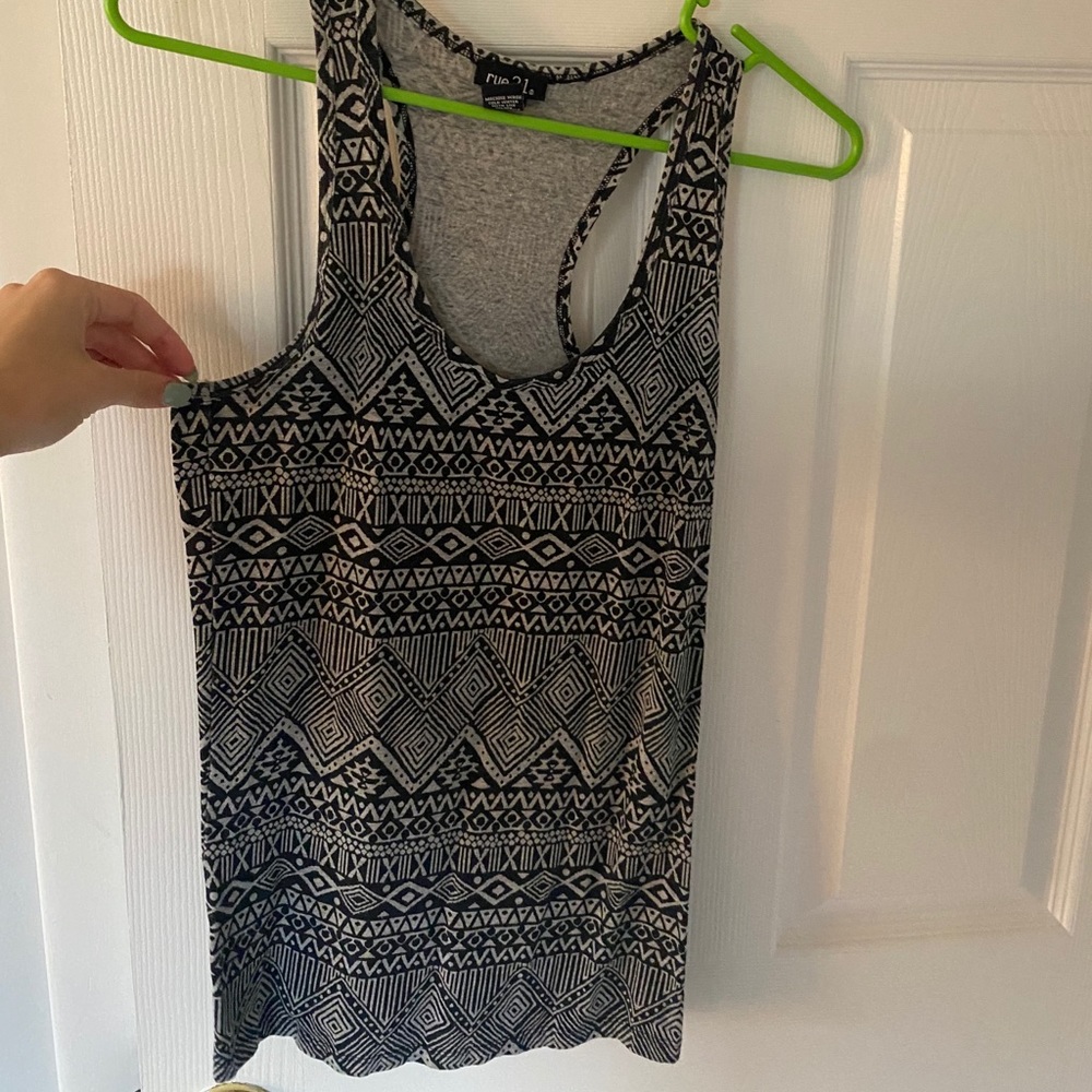 Size medium Aztec printed tank top